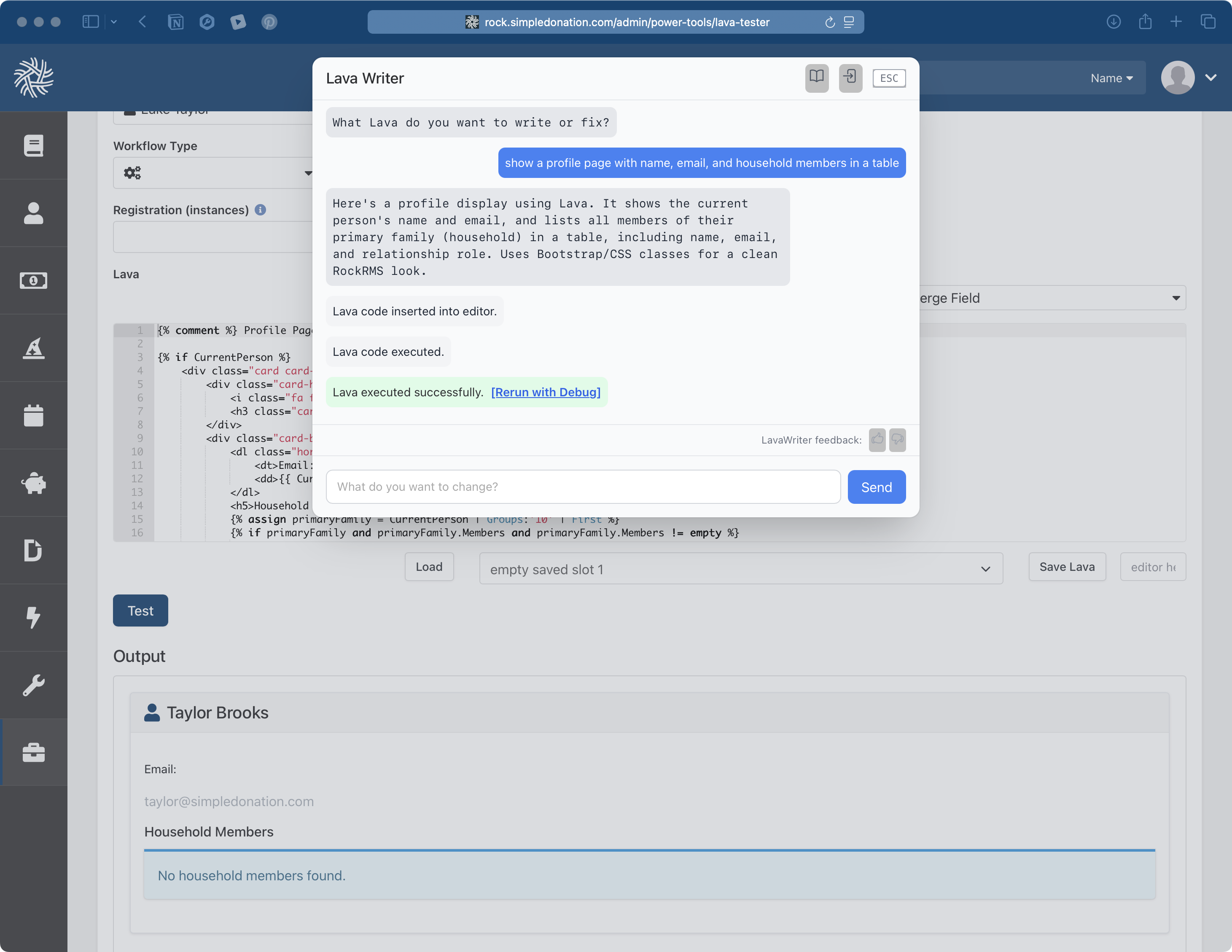 Lava Writer screenshot